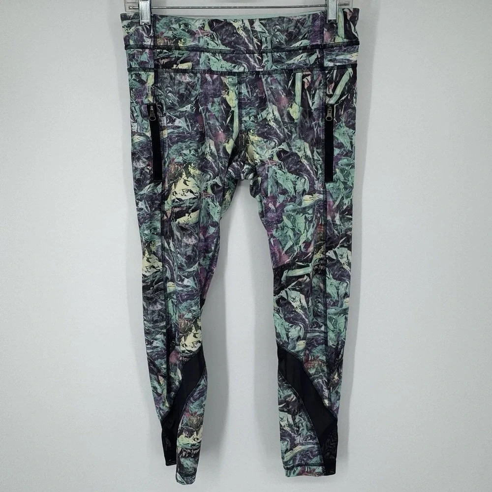 Lululemon Inspire Tight II‎ 8 7/8 Leggings Full-On Luxtreme Mesh Zip Pockets Run